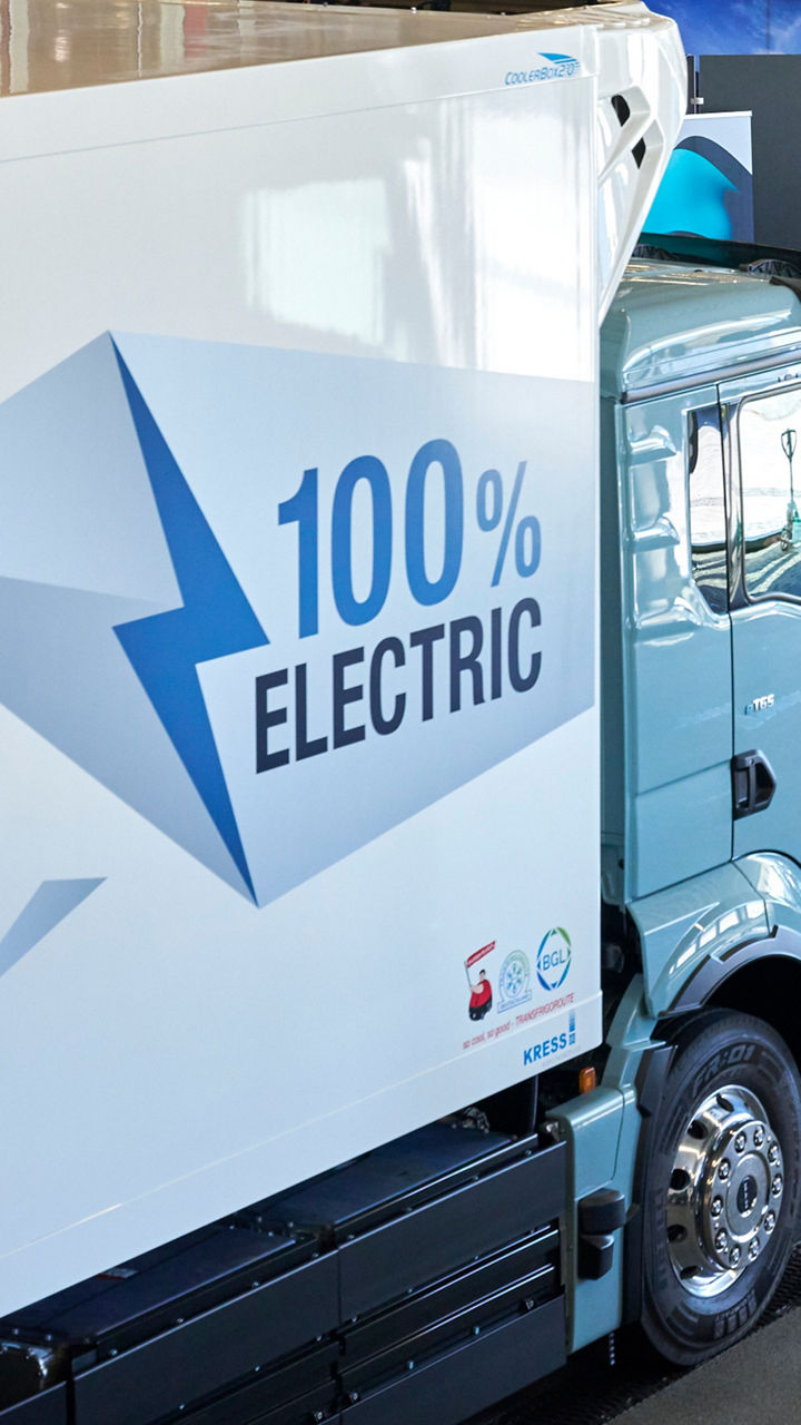 100 % elektrischer Lkw